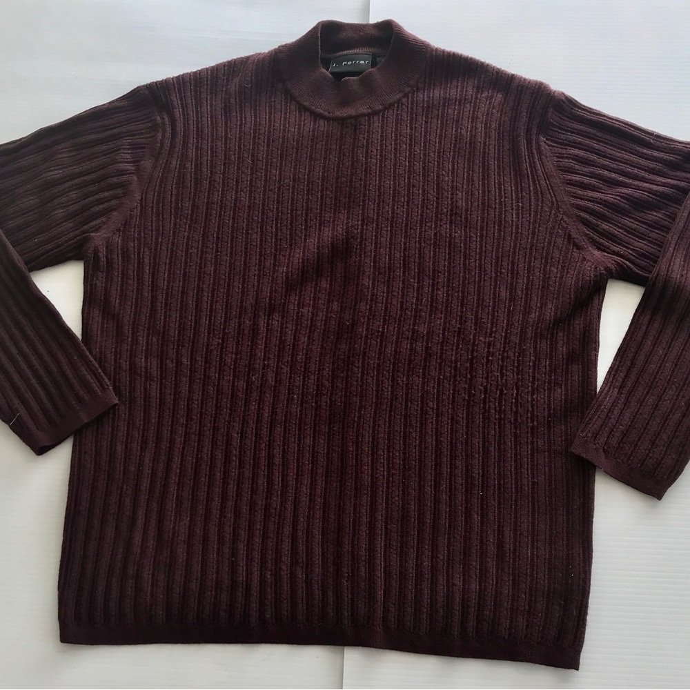J. Ferrar men’s sweater Merino wool 100% size L Excellent condition